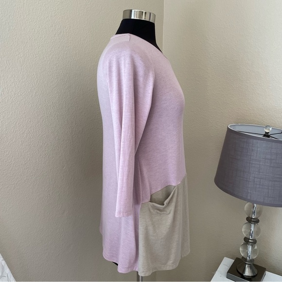 LOGO Lori Goldstein Colorblocked Tunic - Picture 7 of 12